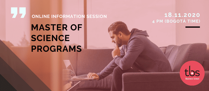 TBS MSc programs Online information session November 2020