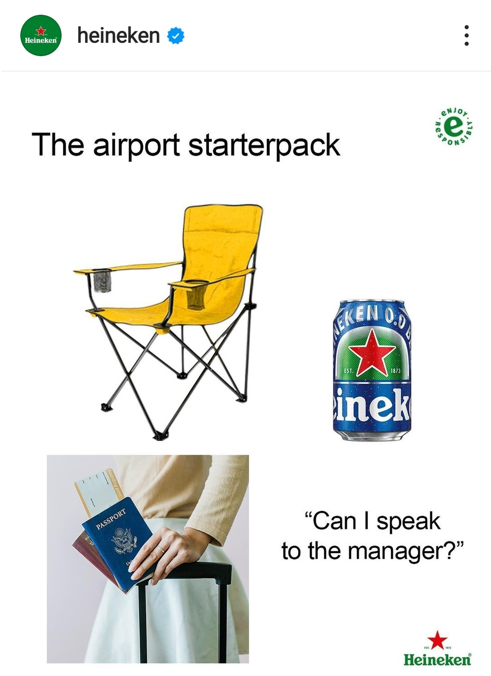 Heineken and the airport strike
