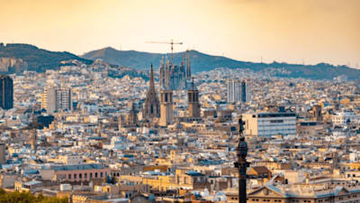 A Panoramic view from Barcelona