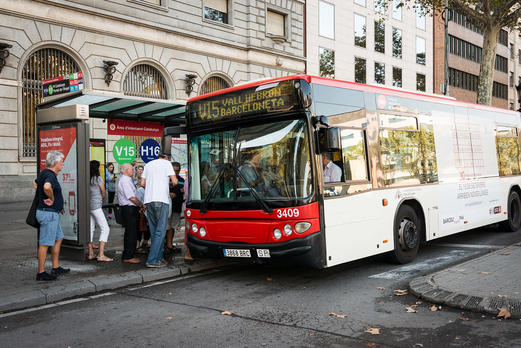 Barcelona electric bus