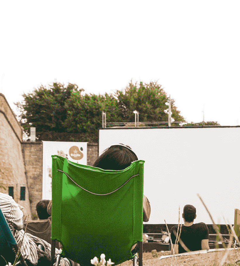 Open-air cinema on Montjuïc Mountain