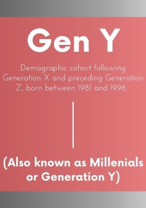 small definition of generation Y